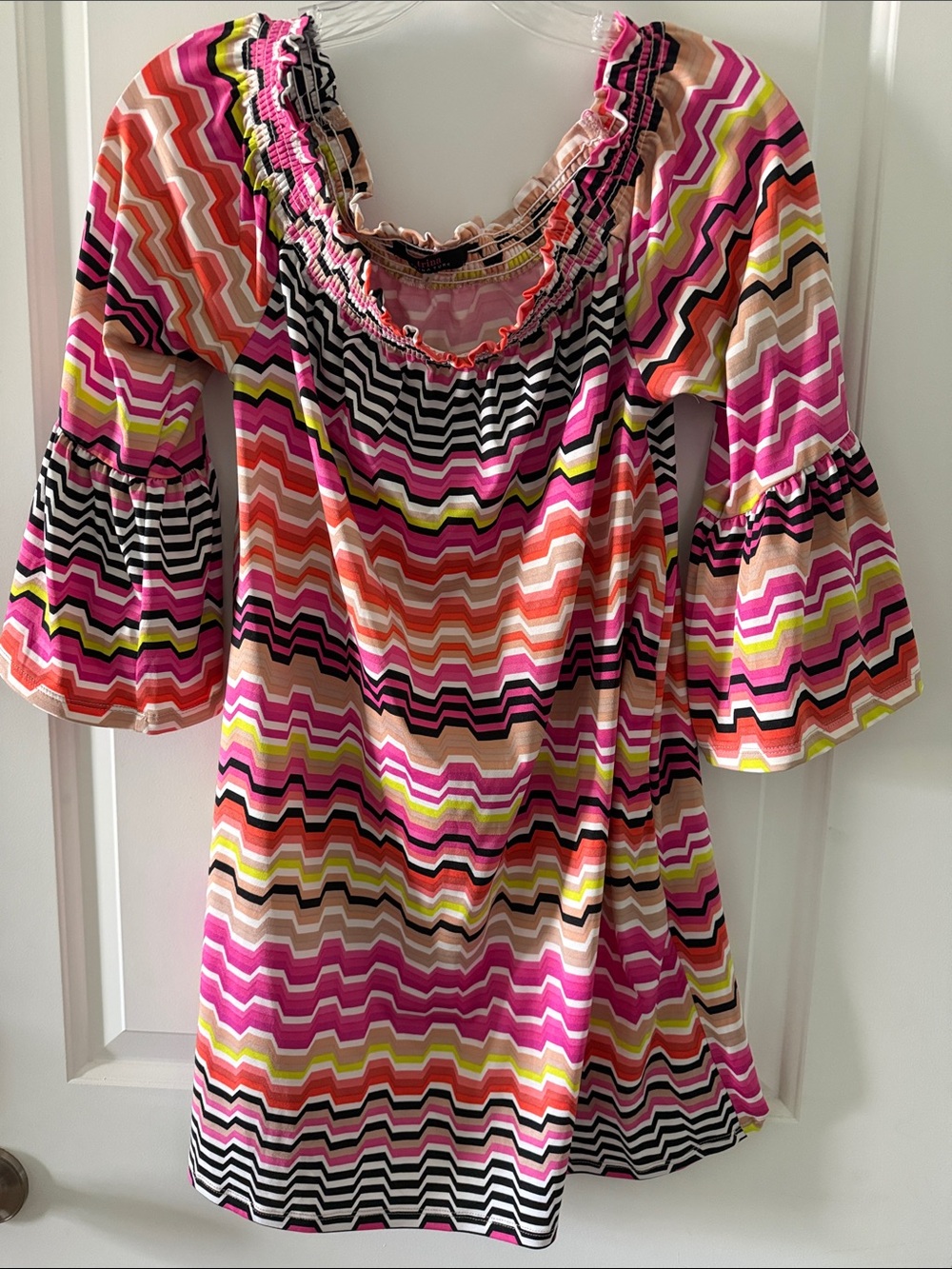 Trina Turk Women’s Multi-Color Zigzag Dress